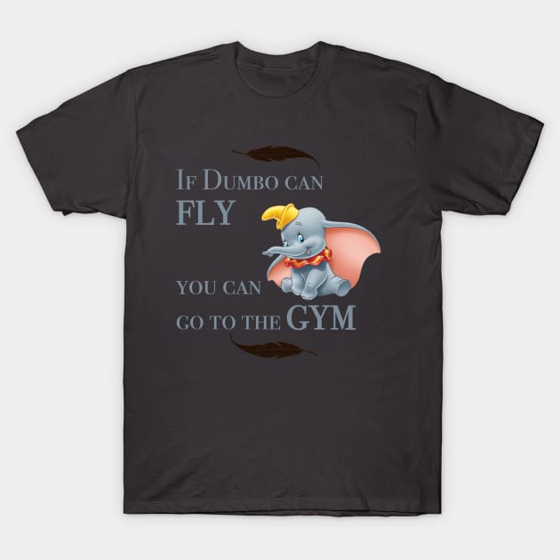 Dumbo the Flying Elephant T-Shirt by GoldenKeyS21